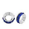 Brass Rhinestone Spacer Beads RB-A020-10mm-05S-1