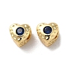 Valentine's Day Brass Micro Pave Cubic Zirconia Beads LS-KK-P256-10G-03-1