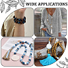 180Pcs 3 Colors Natural Wood Dyed Beads WOOD-GF0002-04-5
