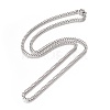 Men's Cuban Link Chain Necklaces NJEW-L172-02C-2