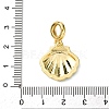 Brass Enamel European Dangle Charms KK-C119-05G-04-3