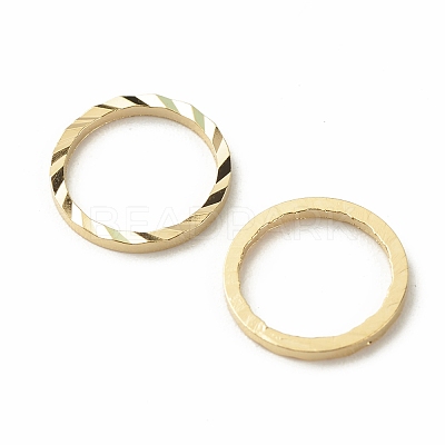 Brass Linking Rings KK-F831-018C-G-RS-1