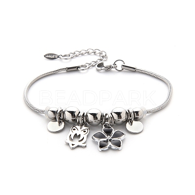 Alloy Beaded Bracelets PW-WG3770E-07-1