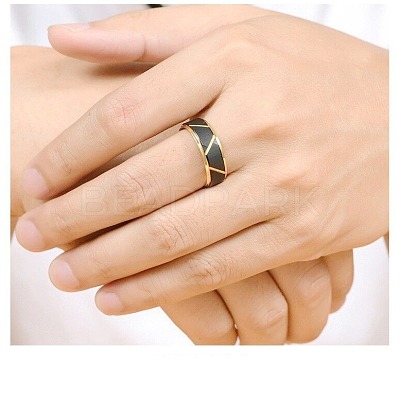 304 Stainless Steel Finger Rings for Men WG58AA5-01-1