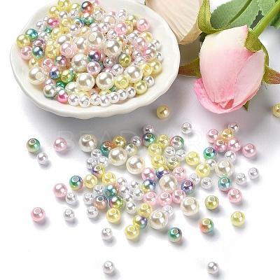 ABS Plastic Imitation Pearl Beads KY-YW0001-65-1