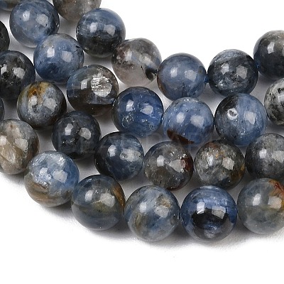 Natural Kyanite/Cyanite/Disthene Beads Strands G-G272-A01-8mm-1