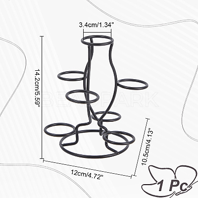 7-Slot Iron Easter Egg Display Stands ODIS-WH0058-21A-EB-1