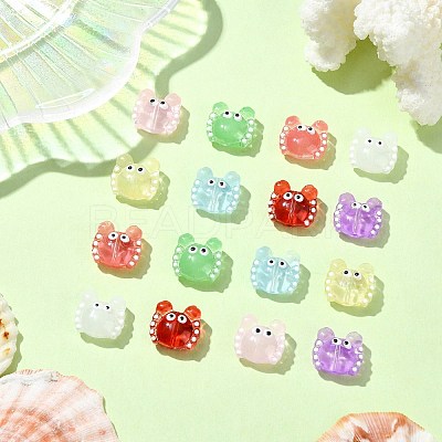 16Pcs 8 Colors Glass Beads Strands LAMP-CJ0002-06-1