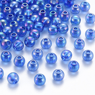 Transparent Acrylic Beads MACR-S370-B6mm-751-1