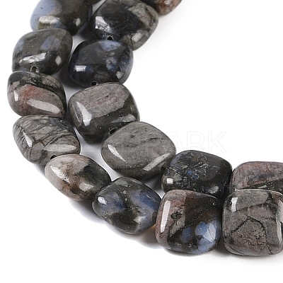 Natural Glaucophane Beads Strands G-C141-F01-01-1