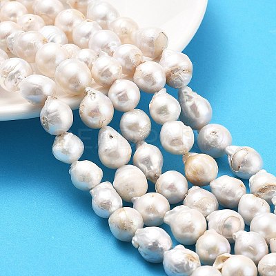 Natural Nucleated Pearl Beads Strands PEAR-B004-15B-02B-1