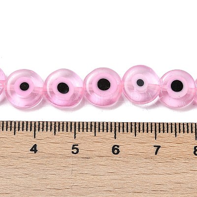 Handmade Evil Eye Lampwork Beads Strands LAMP-G164-10C-06-1