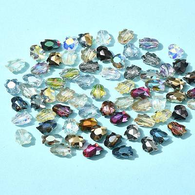 70Pcs 14 Colors Electroplate Glass Beads EGLA-FS0001-47-1