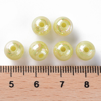 Opaque Acrylic Beads MACR-S370-D8mm-A10-1