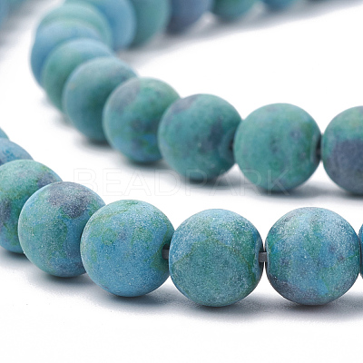 Synthetic Chrysocolla Beads Strands X-G-T106-194-1