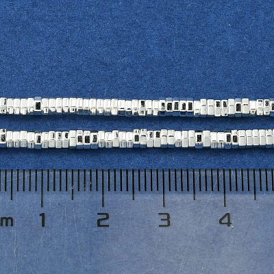 Electroplated Synthetic Non-magnetic Hematite Beads Strands G-I360-S01-04-1