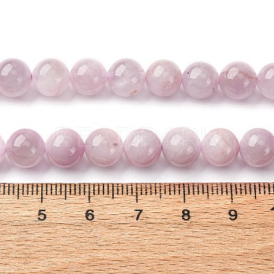 Natural Kunzite Beads Strands G-H313-01C-8mm-1