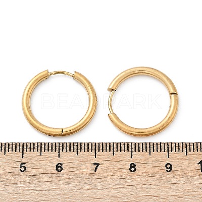 202 Stainless Steel Huggie Hoop Earrings EJEW-F111A-20mm-G01-1