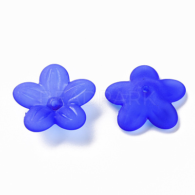 Frosted Acrylic Bead Caps MACR-S371-08A-751-1