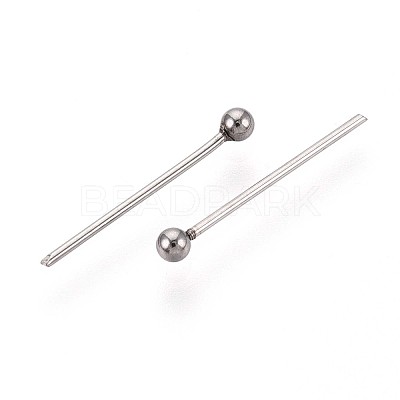 304 Stainless Steel Head Pins STAS-T065-15mm-20P-1