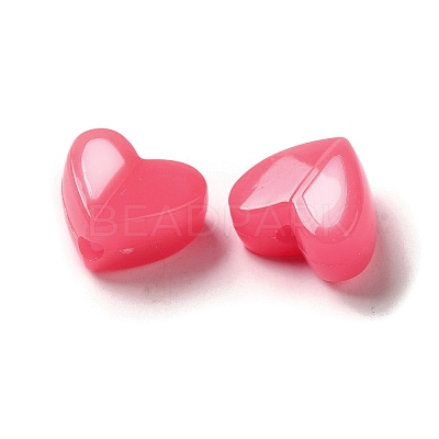 Imitation Jelly Acrylic Opaque Beads SACR-R741-01E-1