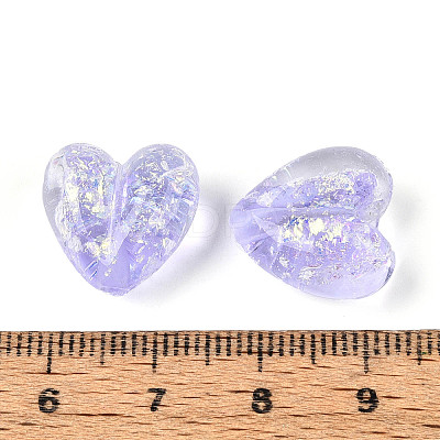 Handmade Foil Lampwork Beads Strands FOIL-T008-08F-1