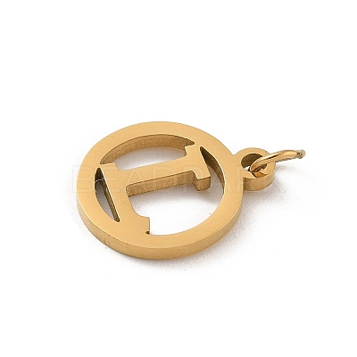 304 Stainless Steel Charms
with Jump Ring STAS-R001-02G-L-1