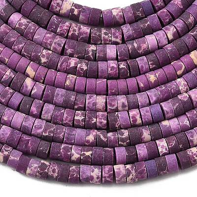 Dyed Synthetic Imperial Jasper Beads Strands G-Z089-A03-K-1