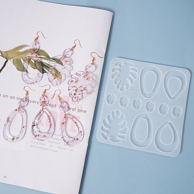 DIY Pendant Earring Silicone Molds DIY-L021-68-1