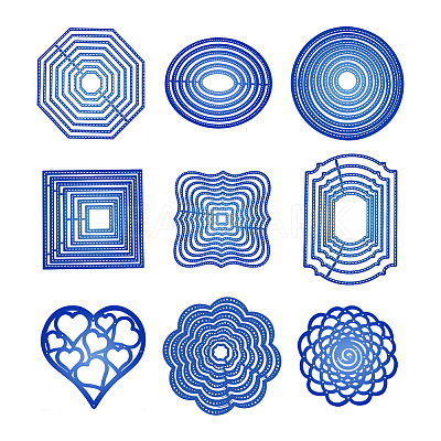 Frame Metal Cutting Dies Stencils DIY-BC0010-39-1