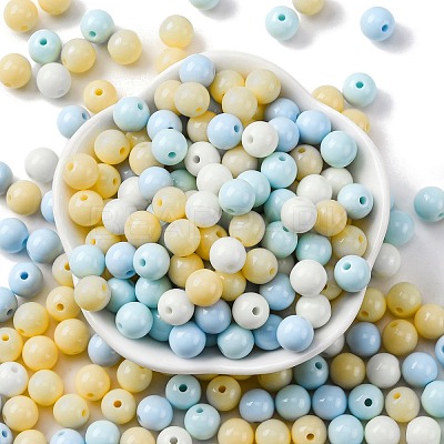 Opaque Acrylic Beads SACR-Q004-02G-1
