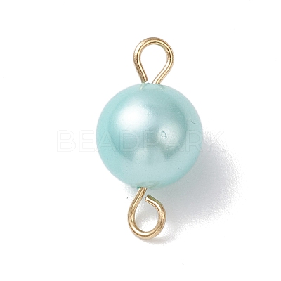 Polished Shell Pearl Round Links PALLOY-JF04647-1