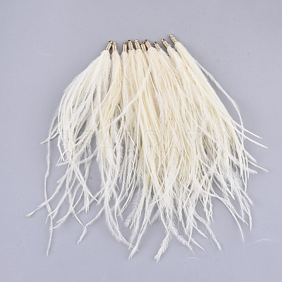 Ostrich Feather Tassel Big Pendant Decorations X-FIND-S302-08F-1