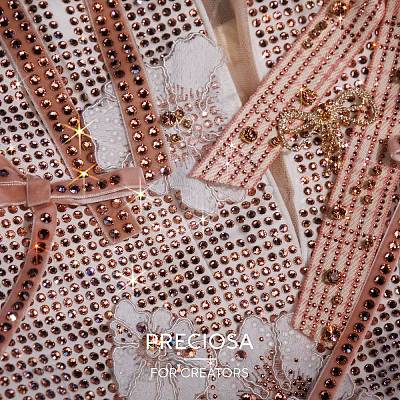 Preciosa® MAXIMA Crystal Round Stones Y-PRC-RBSS8-00530-1