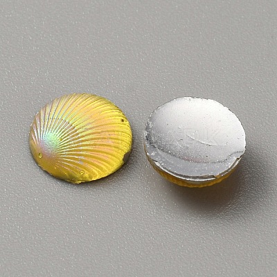 Opaque Resin Cabochons CRES-WH0010-044I-1