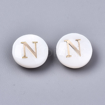 Natural Freshwater Shell Beads SHEL-S266-12N-1