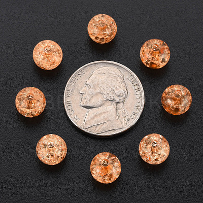 Transparent Crackle Acrylic Beads MACR-S373-66-N05-1