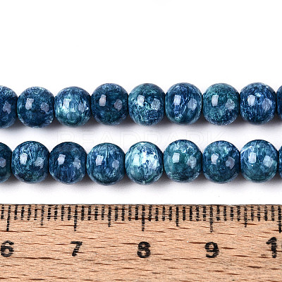 Baking Paint Glass Beads Strands DGLA-N016-6mm-10-1