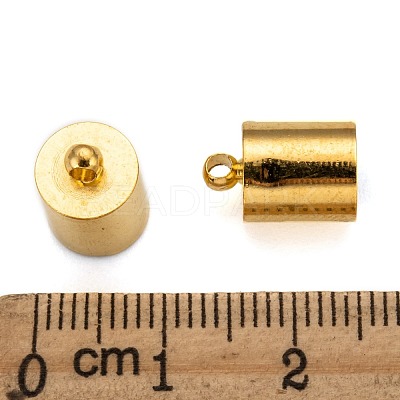 Brass Cord Ends KK-D219-12x8-G-1