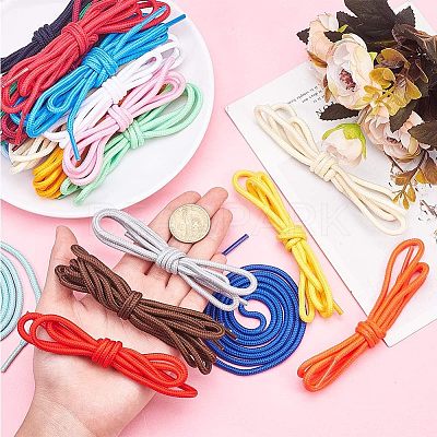 Polyester Cord Shoelace AJEW-NB0001-27-1