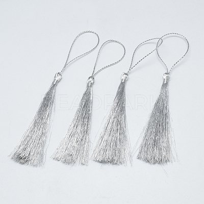 Nylon Tassel Big Pendant Decorations X-OCOR-T007-02-1