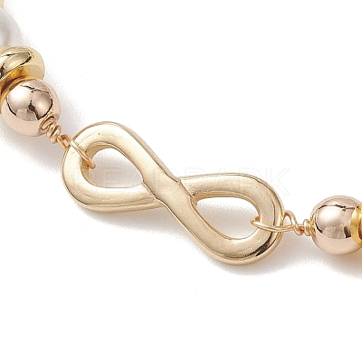 Infinity 304 Stainless Steel Link Bracelets BJEW-JB12799-01-1