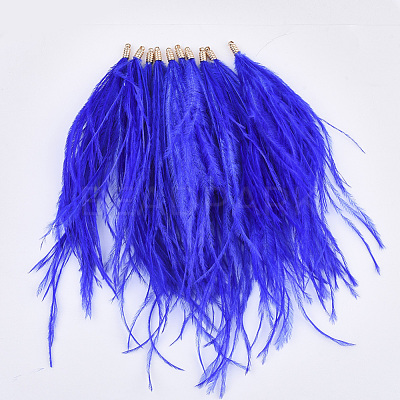 Ostrich Feather Tassel Big Pendant Decorations FIND-S302-08H-1