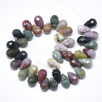 Natural Indian Agate Beads Strands G-S357-C02-03-1