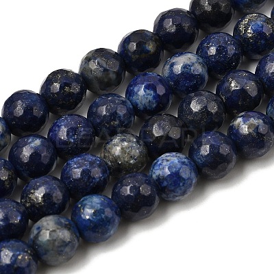 Natural Lapis Lazuli Beads Strands G-D840-38-8mm-1