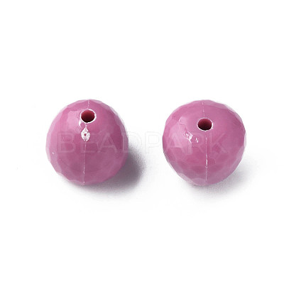 Opaque Acrylic Beads MACR-S373-10A-A12-1