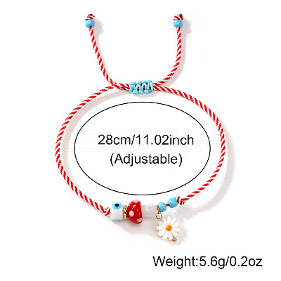 Glass Braided Bracelets RH2807-1