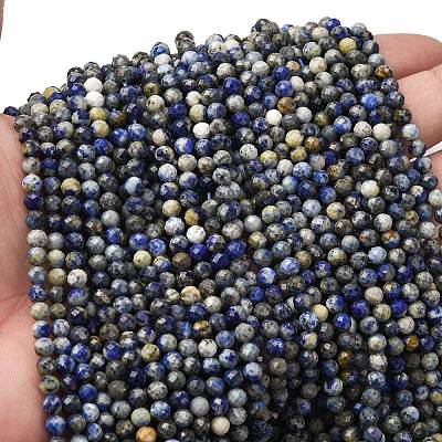 Natural Lapis Lazuli Beads Strands LS-G-RM2025-A41-4mm-B-1