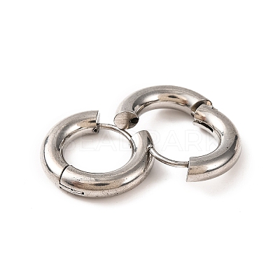 Non-Tarnish 304 Stainless Steel Hoop Earrings for Women EJEW-F339-01P-01-1
