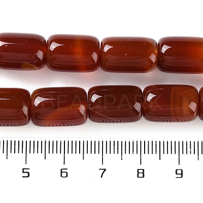 Natural Red Agate Beads Strands G-NH0019-A03-03-1